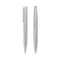 Neue Produktideen 2021 Corporate Gift Oblique Top Trim Matt Finish Twist Metal Ball Pen mit individuellem Logo